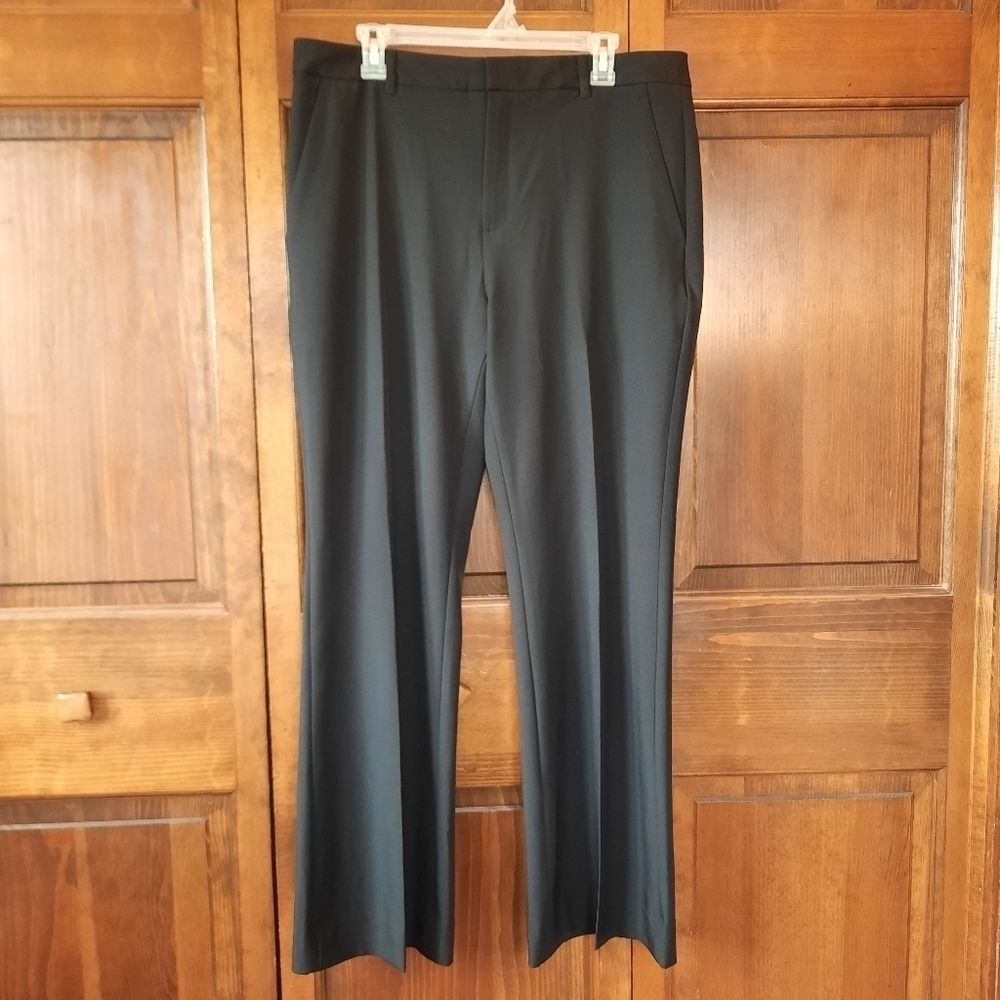🛍 NWT Banana Republic Bootcut Fit black dress pants 14P petite